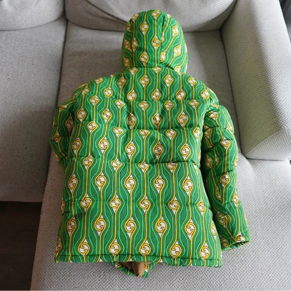 Gucci Green and Yellow Patterned Jacket - Picture 7 of 13